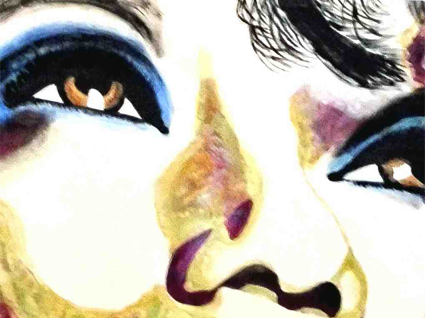  Quadri Pop Art di Carla Bertoli - REFLECTION 2 - Mixed Technique 60x80 - 2016